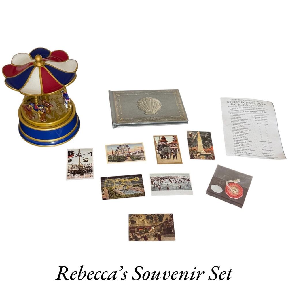American Girl Rebecca's Souvenir Set with Musical Carousel